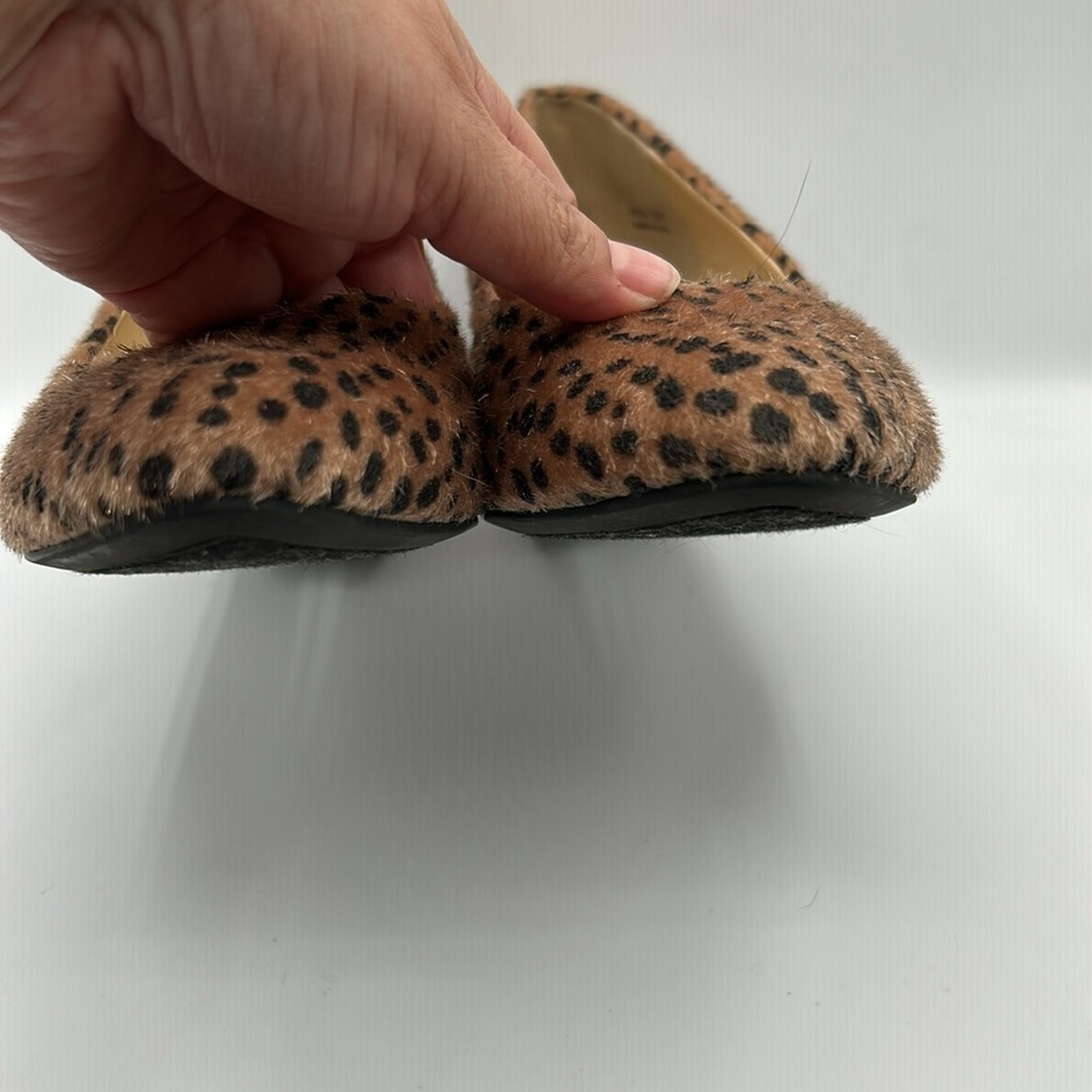 CL by Laundry Leopard Faux Mohair Classic Pump Block Heels Size 10M - Picture 3 of 11